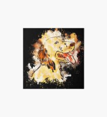 Dog pet animal watercolor painted Art Board
