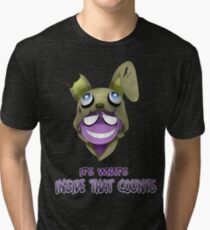 Purple Guy Hoodie Tri-blend T-Shirt