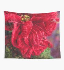 Weihnachtsstern, Winterrose Wandbehang