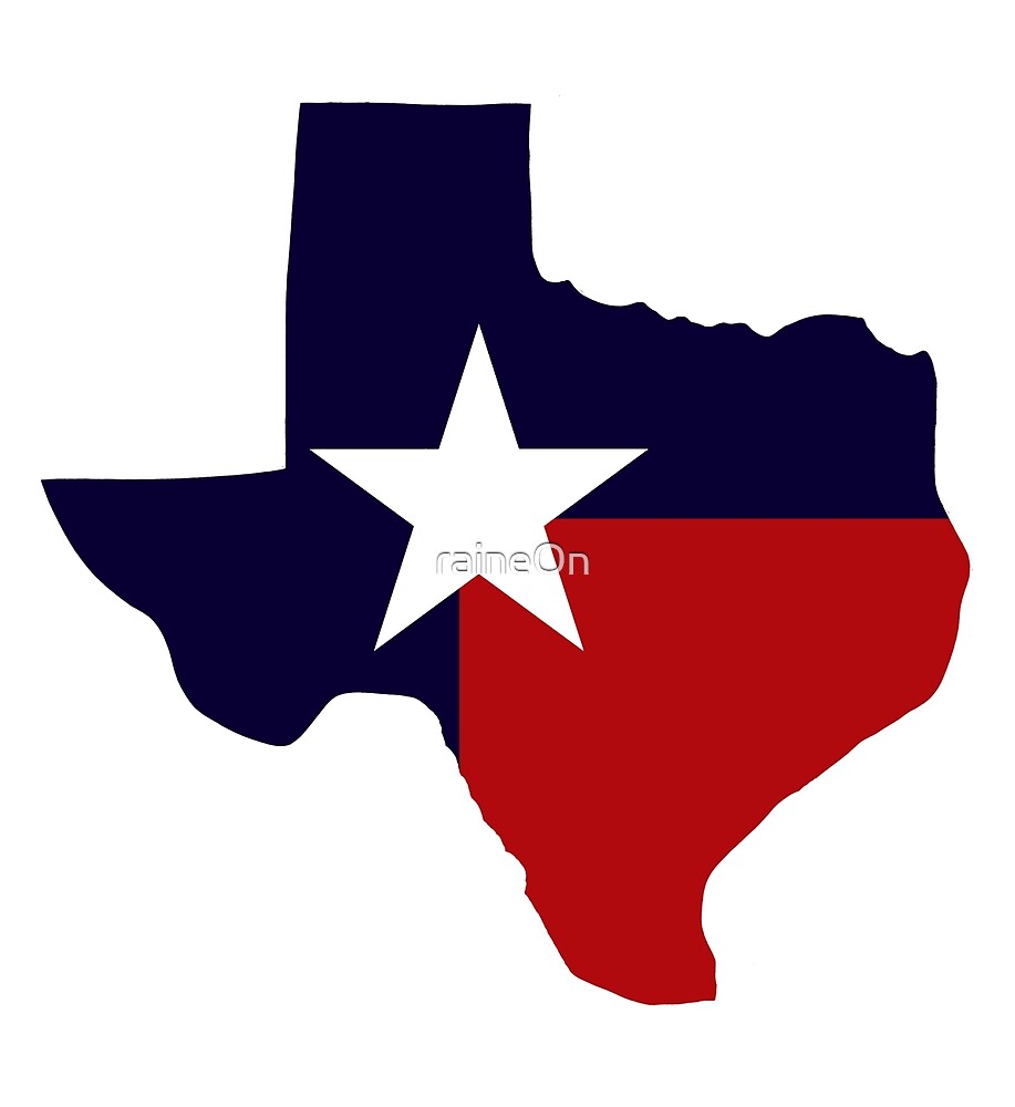 "Texas Lone Star State " by raineOn Redbubble
