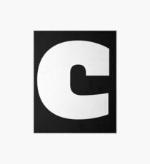 Lámina de exposición Alfabeto C (letra minúscula c), letra C