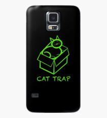Cat trap, a cat in a box Case/Skin for Samsung Galaxy