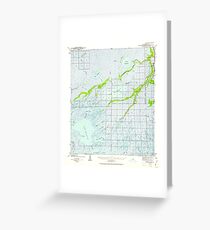 USGS TOPO Map Louisiana LA Bayou Du Large 334263 1940 62500 Greeting Card