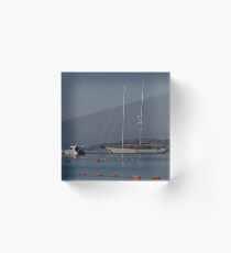 Beyond The Lane Ropes Acrylic Block