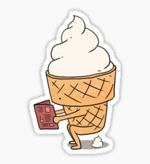 Ice cream poo Sticker