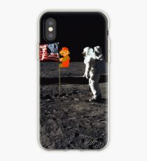 Super Mario On the Moon iPhone Case