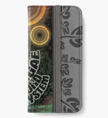 reggae - soundsystem with flowers iPhone Flip-Case/Hülle/Skin
