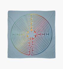 Symbol der heiligen Geometrie - Chartres Labyrinth 3 Tuch