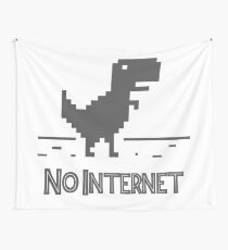 Jurassic Park Parody - No Internet Wall Tapestry