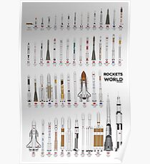 Rockets of the World ⛔ HQ quality Poster