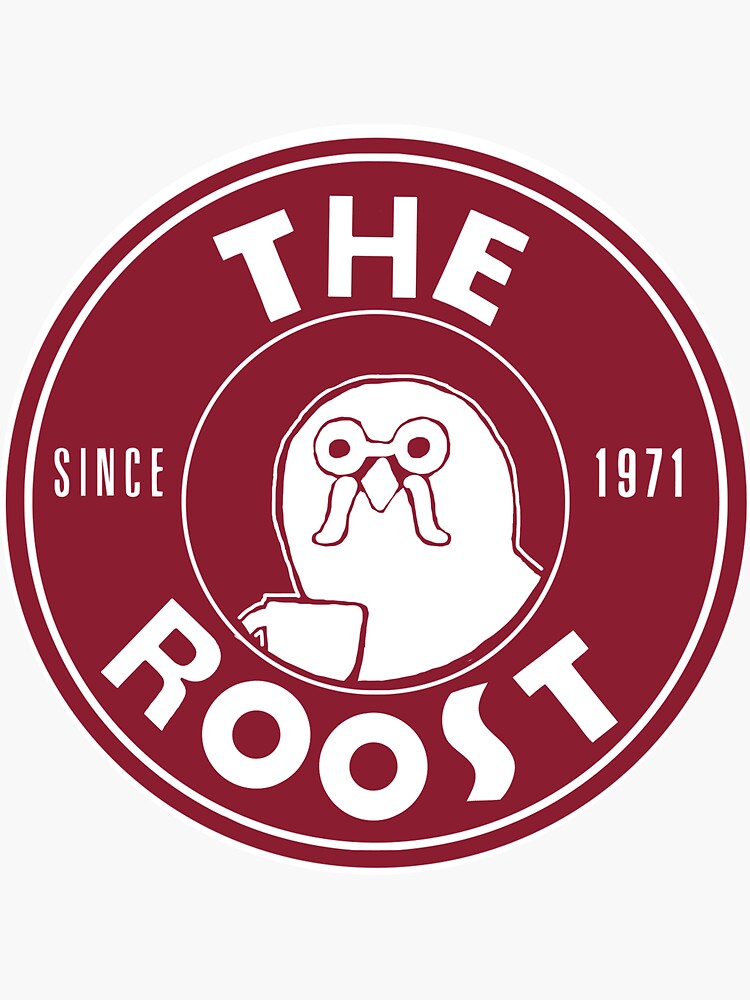 "The Roost Animal Crossing" Sticker by HunBunArt | Redbubble