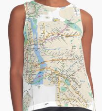 #NY #subway #map #famousplace #BrooklynBridge #CityHall #ChambersStreet #NewYorkCity #USA #map #cartography #topography #travel #country #guidance #vector #graph#colorimage #newyorkstate #NYSubwayMap Contrast Tank