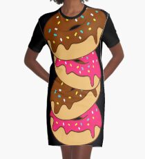 Du kannst kein Glück kaufen, aber du kannst 4 DONUTS kaufen. T-Shirt Kleid