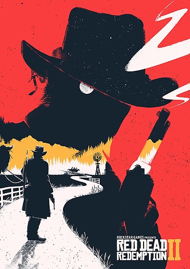 Red Dead Redemption Posters By Rd Graphics Redbubble