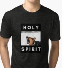 Camiseta de tejido mixto Espíritu Santo Pewdiepie negro