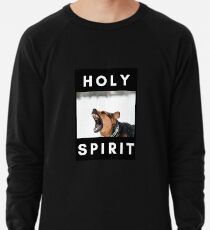 Holy Spirit Pewdiepie black Lightweight Sweatshirt