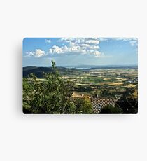 Lake Trasimeno (Italian: Lago Trasimeno) from Cortona Canvas Print