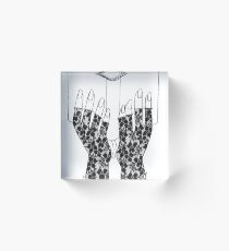 Avid reader - Gloves Acrylic Block