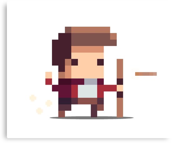 Stick Figure Pixel Art