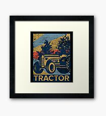 Tractor farm Framed Print