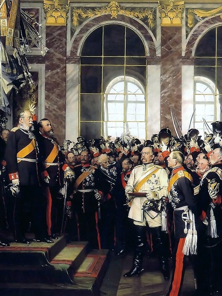 Proclamation of the German Empire, 1871 by edsimoneit