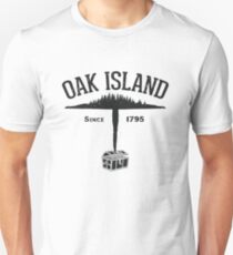 Oak Island Island and Treasure Gift Product - Black Unisex T-Shirt