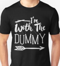 I'm With The Dummy Ventriloquist T-Shirt Slim Fit T-Shirt