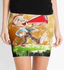 Loudspeaker man boy watercolor painted Minirock