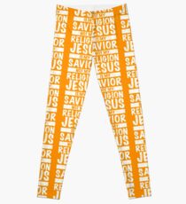 Jesus Is My Savior Not My Religion Leggings