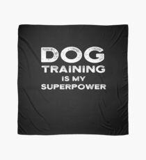 Pañuelo El entrenamiento del perro es mi idea divertida del regalo del instructor del perro de la superpotencia