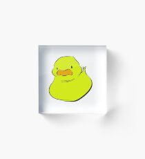 Cute Duck Acrylic Block