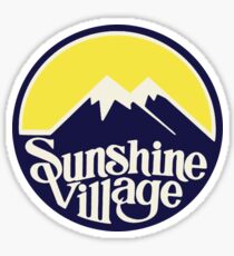Sunshine Village Banff Vintage Ski Lake Louise Sticker