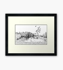 Nisqually Wildlife Refuge Gerahmtes Wandbild