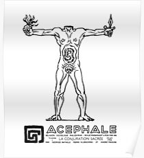 ACEPHALE Georges Bataille Secret Society Emblem Poster