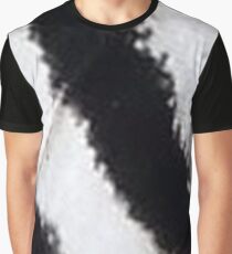 Black and White Abstract with a Kiss Graphic T-Shirt