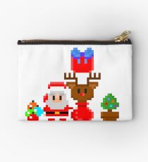 8-bit Pixel Art Christmas (PiXmas) Xmas 2018 Studio Pouch