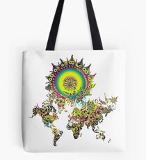 Psychedelic Mother Earth in All her Natural Glory Tote Bag