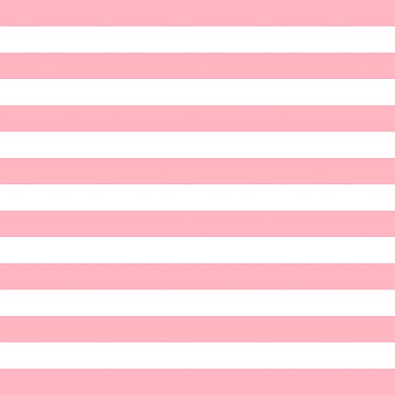Pale Pink and White Horizontal Stripes | iPad Case & Skin