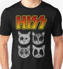 Hiss Kiss - Cats Rock Band Unisex T-Shirt