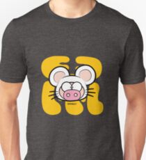 Chinese Zodiac - Rat Kino (chinesisches Schriftzeichen) Slim Fit T-Shirt