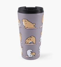 Pomeranian Yoga Travel Mug