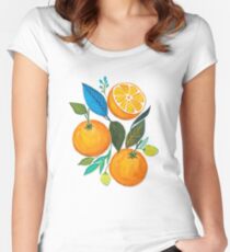 Lady Orange Women's Fitted Scoop T-Shirt