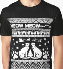 Meow Meow Purr Graphic T-Shirt