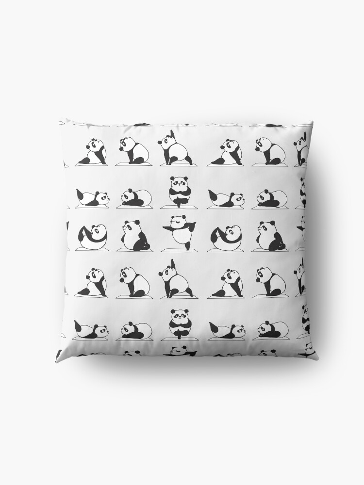 Alternate view of Panda Yoga Floor Pillow