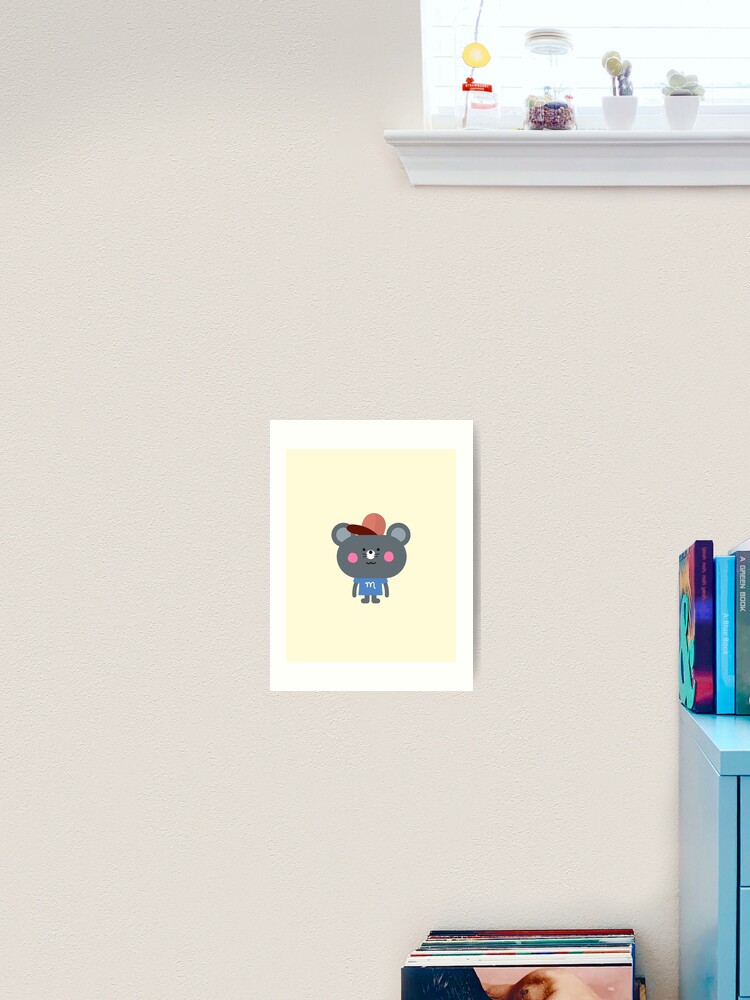 Funky Mouse Drawing Art Print By Tinygraphy Redbubble