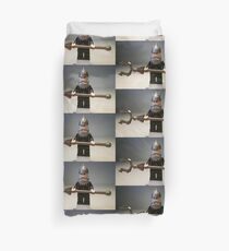 Mongolian Chinese Warrior Chief Custom Minifig Duvet Cover