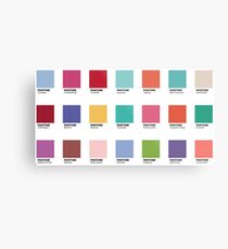 Pantone - Colors of the Year (2000-2019) - Set of 21 stickers Metal Print