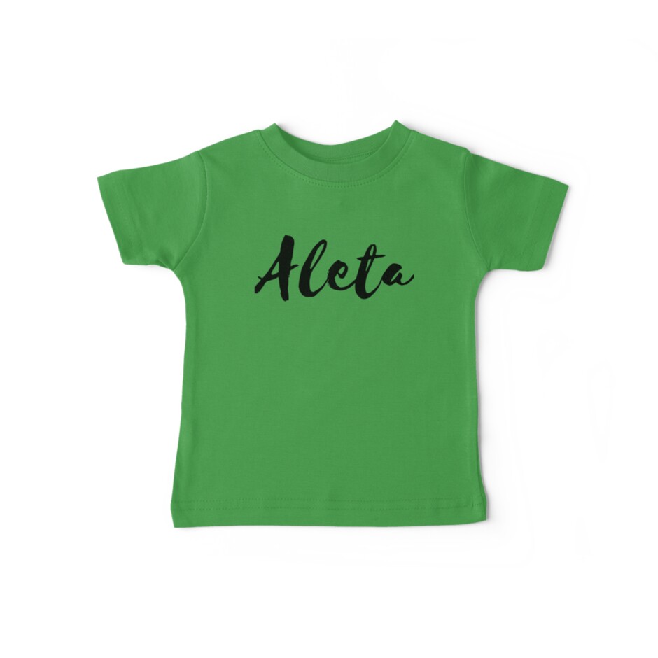 Mr Named Baby Tee Basic Black Collection. Aleta