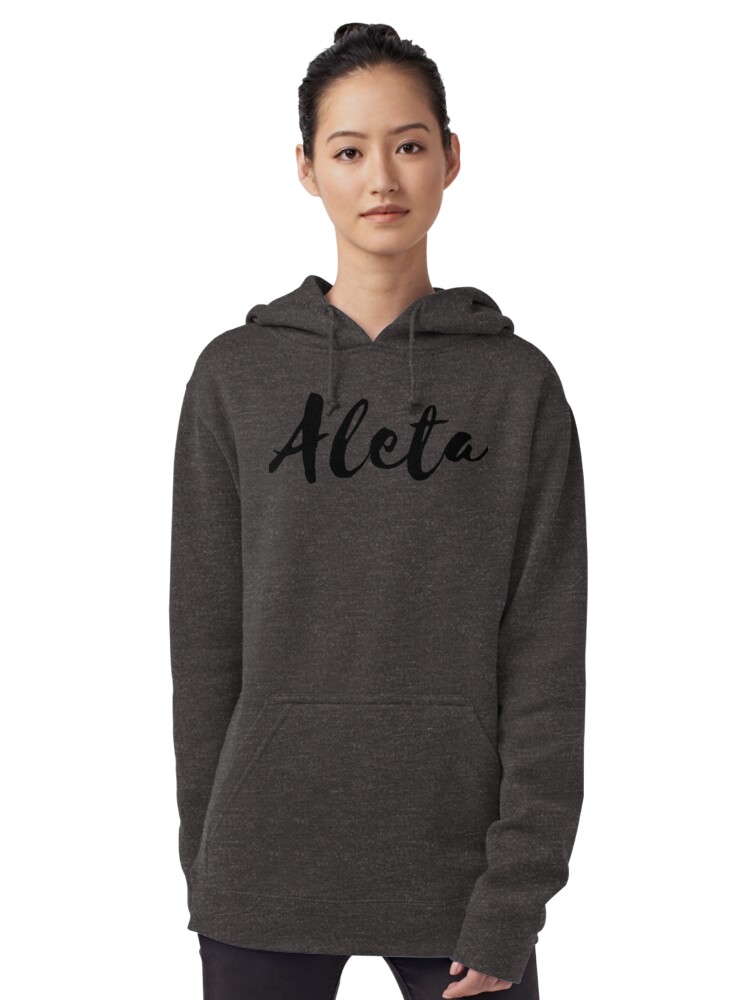 Mr Named Women's Pullover Hoodies Basic Black Collection. Aleta