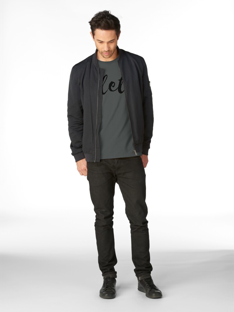 Mrs Named Men's Premium T-Shirts Basic Black Collection. Aleta - Image 3